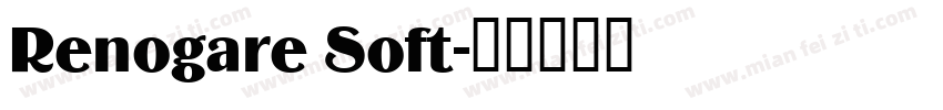 Renogare Soft字体转换